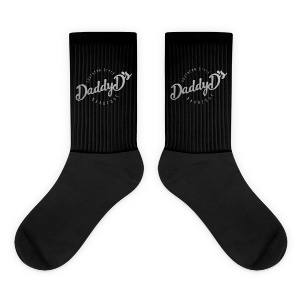 Daddy D's Label Black foot socks