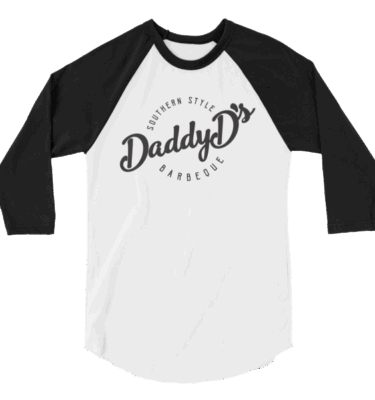 Daddy D's Label 3/4 sleeve raglan shirt