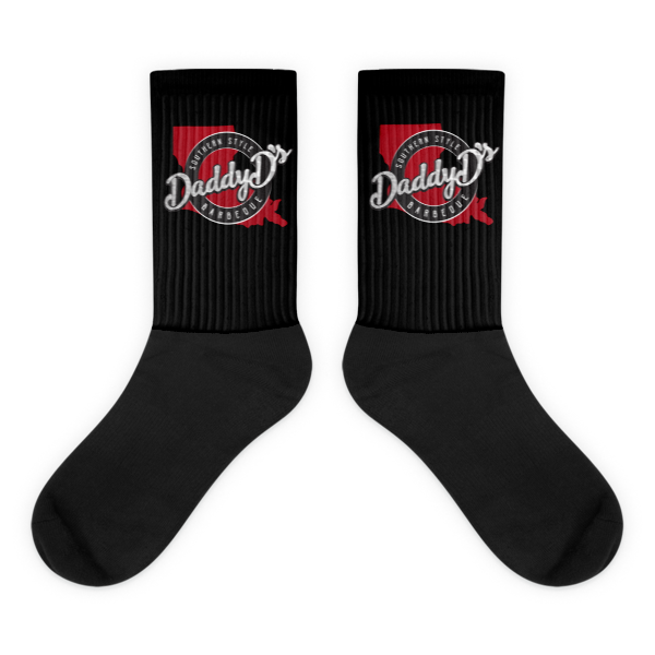 Daddy D's Southern Style Black foot socks