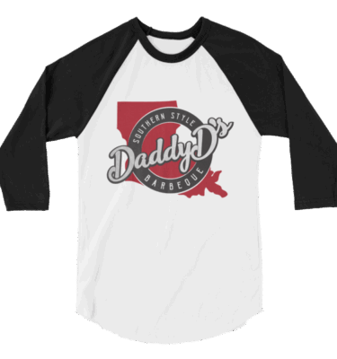 Daddy D's Southern Style 3/4 sleeve raglan shirt