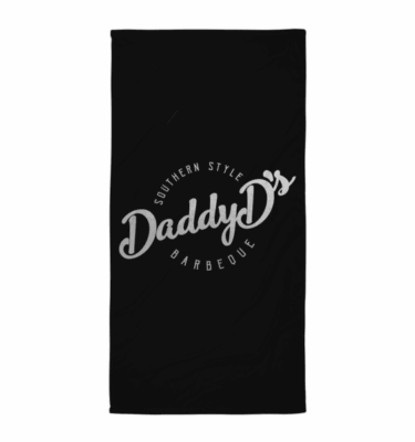 Daddy D's Label Dark Beach Blanket