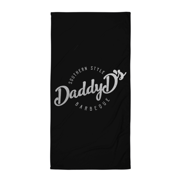 Daddy D's Label Dark Beach Blanket