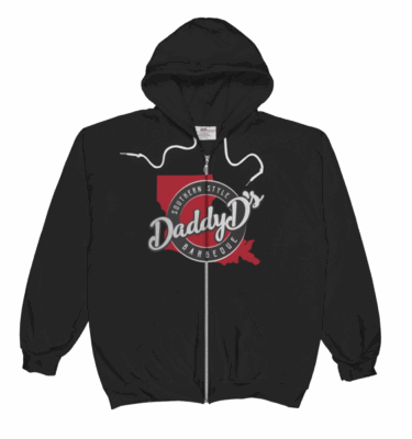 Daddy D's Southern Style Unisex Zip Hoodie