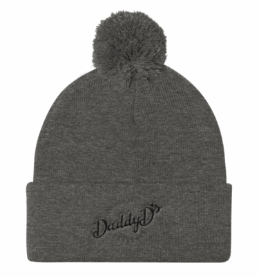 DADDY D'S SCRIPTPom Pom Knit Cap